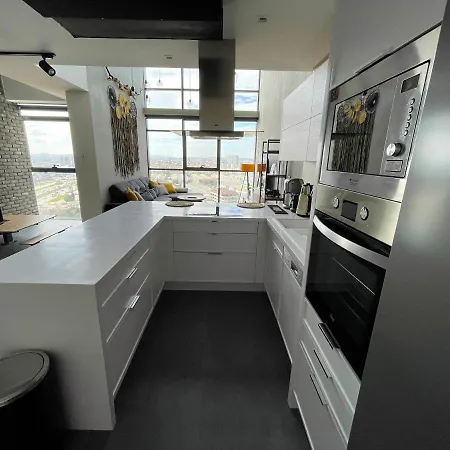 Next To The Metro Station 13th Floor Luxury Loft In Niluefer Апартаменты *