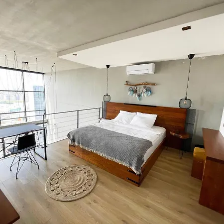 Next To The Metro Station 13th Floor Luxury Loft In Niluefer Апартаменты