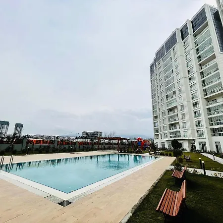 Апартаменты Next To The Metro Station 13th Floor Luxury Loft In Niluefer
